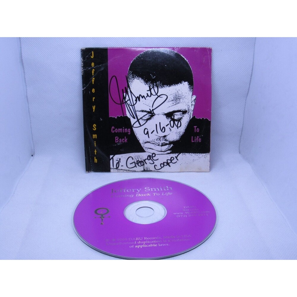 Jeffery Smith – Coming Back To Life CD 2005 Autographed R&B Soul DARU